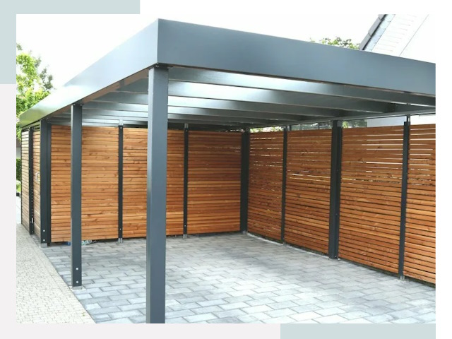 Навесы для парковки в Ханты-Мансийске