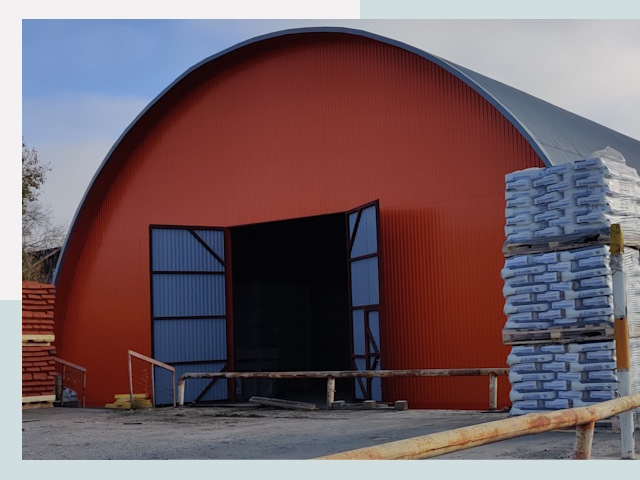 Полукруглые ангары по цене от 613 руб. в Ханты-Мансийск