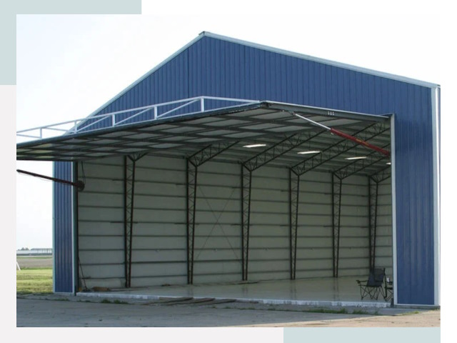 Прямо стенные ангары в Ханты-Мансийске