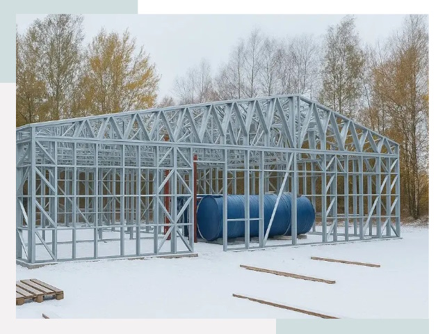 Металлические ангары в Ханты-Мансийске