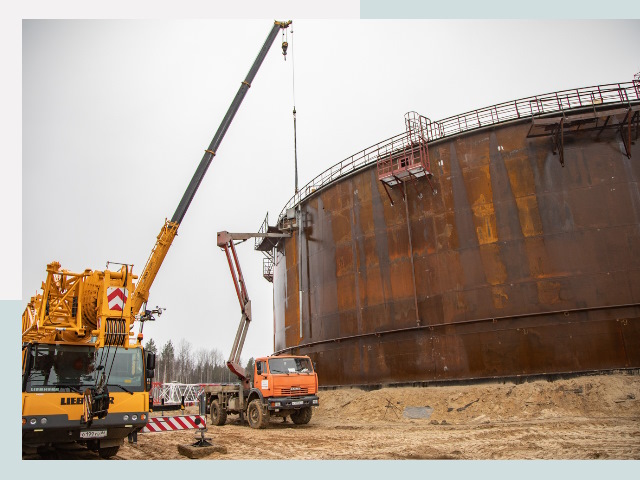 Монтаж резервуаров в Ханты-Мансийске от 613 руб. за м³