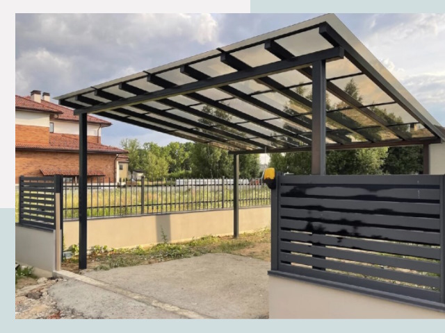 Металлические навесы в Ханты-Мансийск от 613 руб. за м²