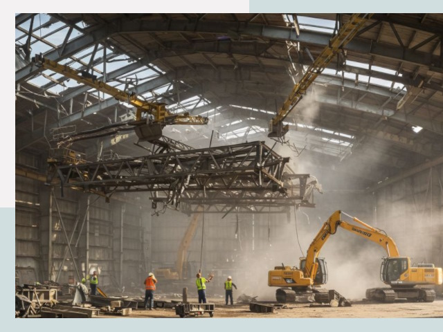 Демонтаж ангаров в Ханты-Мансийске от 613 руб. за м²