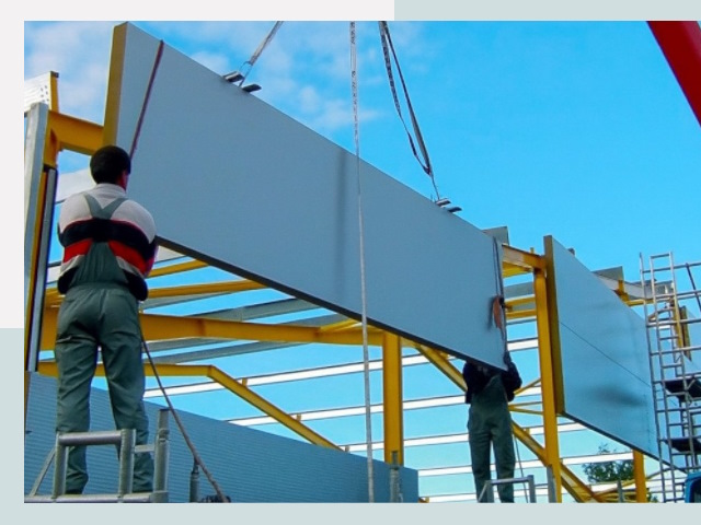 Монтаж сэндвич-панелей в Ханты-Мансийске от 613 руб.